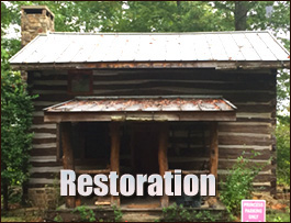 Historic Log Cabin Restoration  Akron, Ohio
